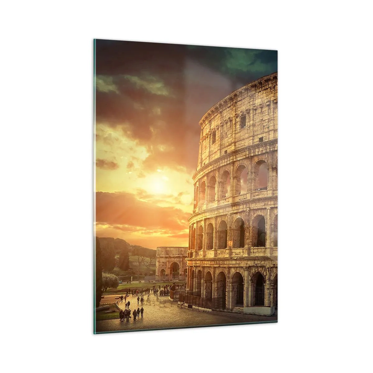 Obraz na szkle - Kolosalne wrażenie - 50x70cm - Kolosalne wrażenie - Nowoczesna dekoracja ścienna do salonu, kuchni i sypialni ARTTOR