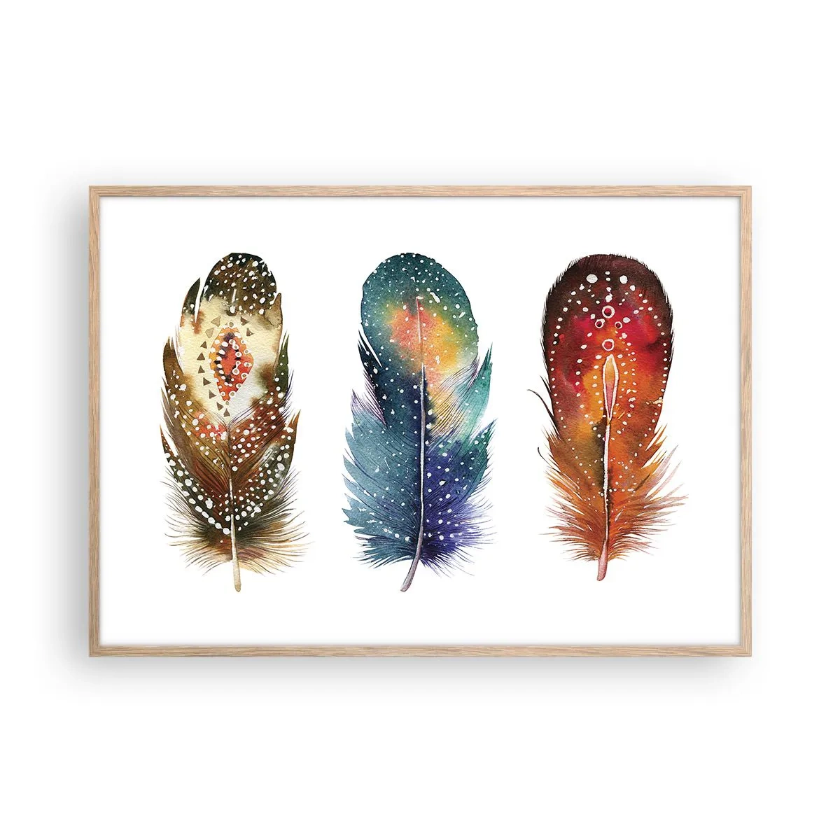 Plakat w ramie jasny dąb - Rytuały, obrzędy, tajemnice - 100x70 cm