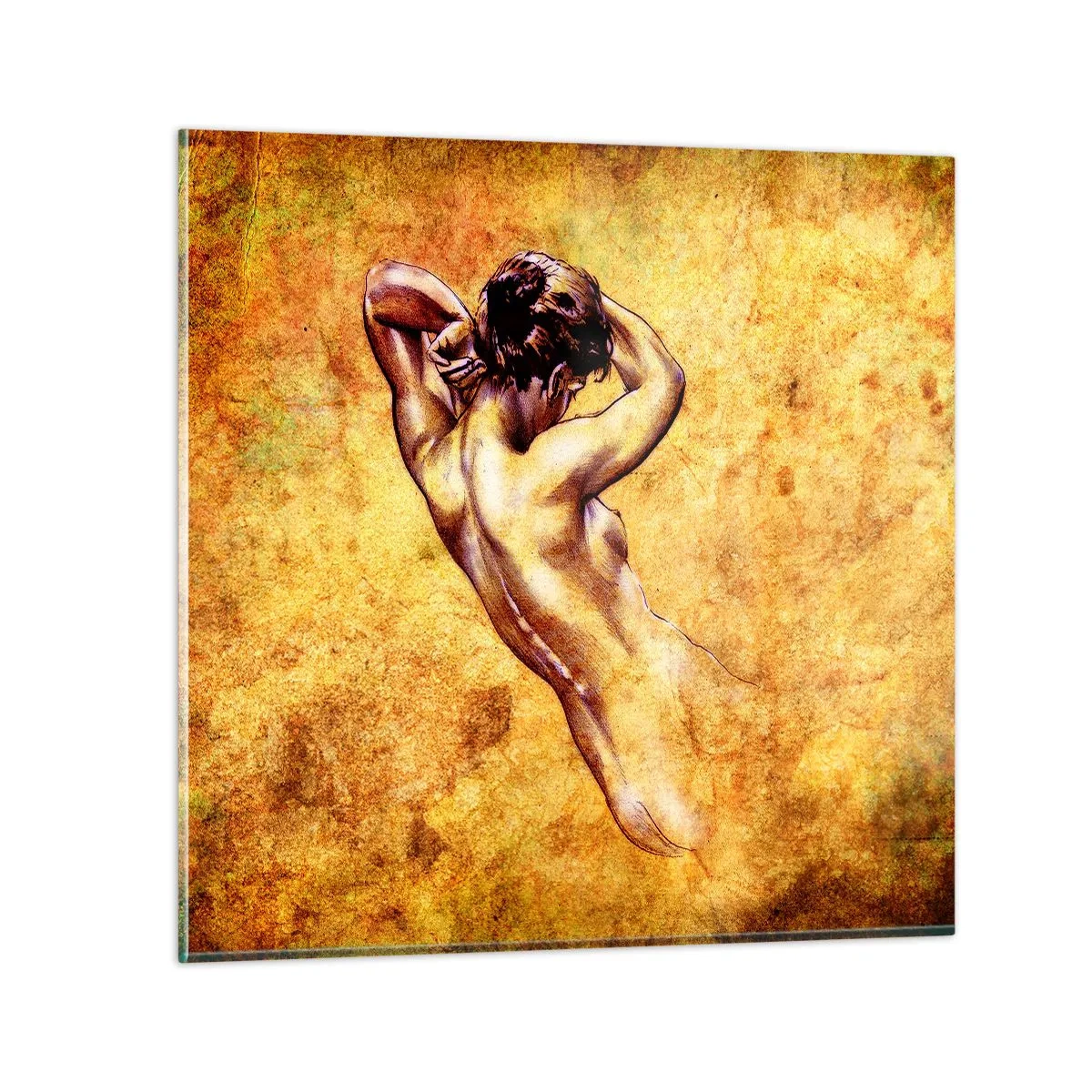 Obraz na szkle - Odkryta, ale wciąż tajemnica - 70x70 cm