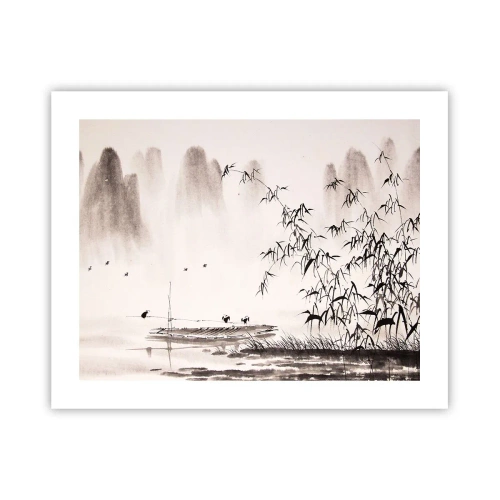 Plakat - Cisza ryżowych pól - 50x40 cm