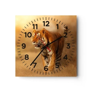 Zegar ścienny - Przed atakiem - 30x30 cm