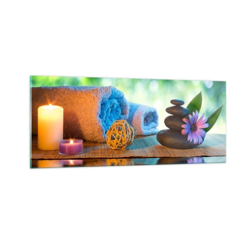 Obraz na szkle - Czas dla ciała - 100x40 cm