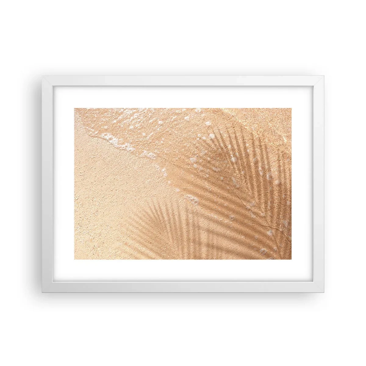 Plakat w białej ramie - Cień gorącego lata - 40x30 cm