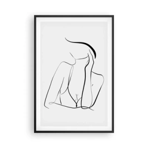 Plakat w czarnej ramie - Na fali marzeń - 61x91 cm