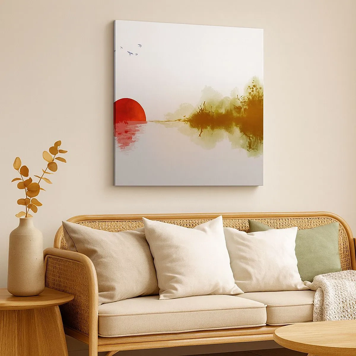 Obraz na płótnie - Obietnica spokoju - 30x30 cm