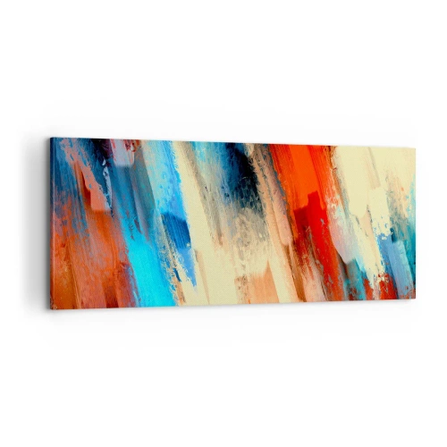 Obraz na płótnie - Kaskada barw - 100x40 cm