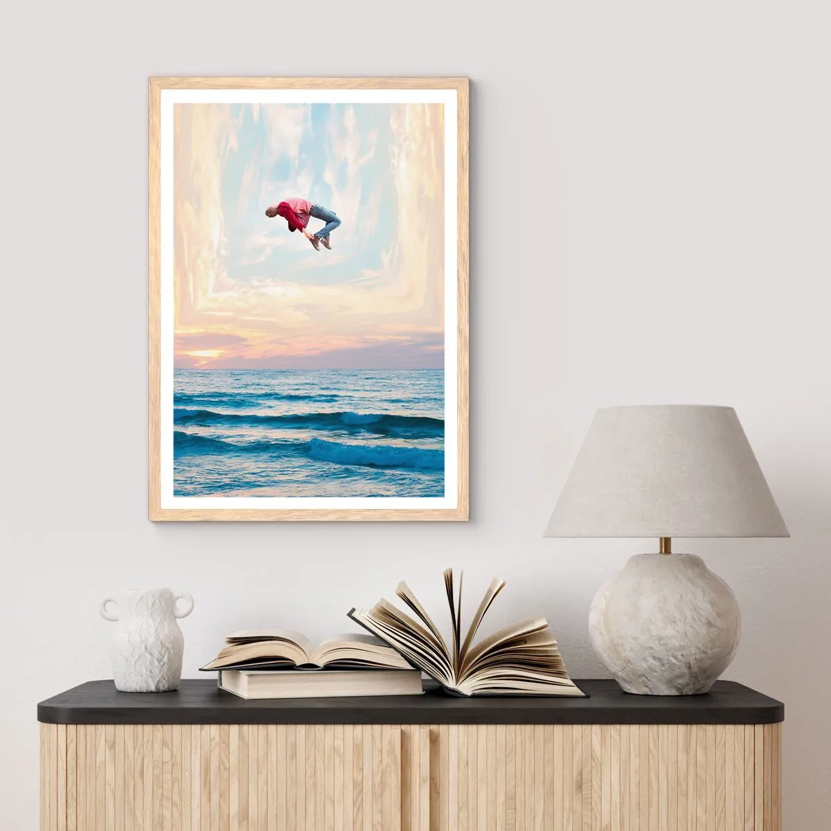 Plakat w ramie jasny dąb - Do innego wymiaru - 40x50 cm