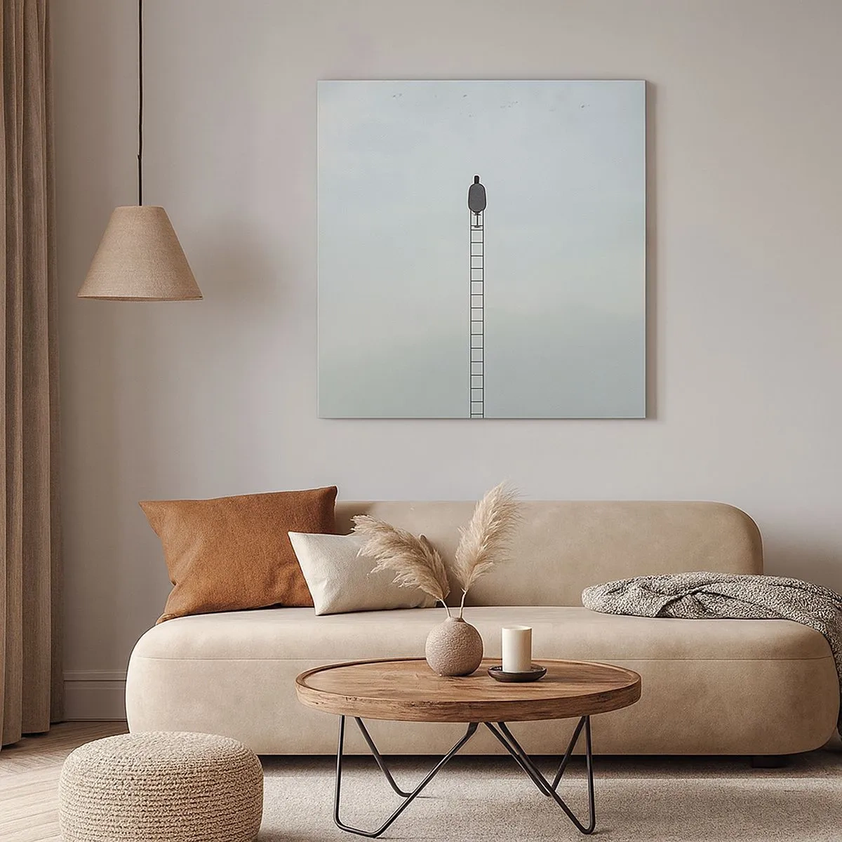 Obraz na płótnie - Wznieś się ponadto - 30x30 cm