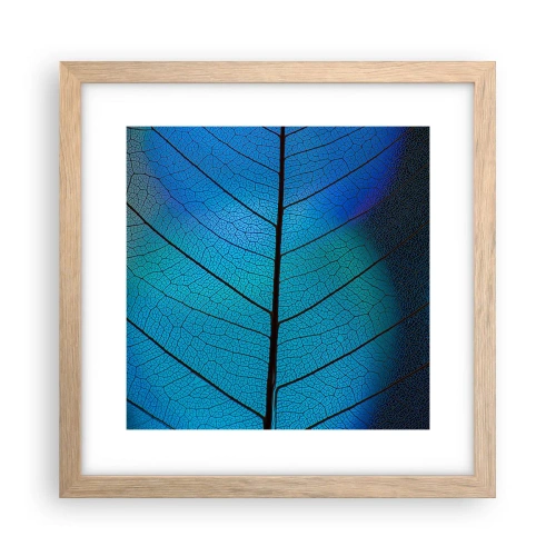 Plakat w ramie jasny dąb - Misterna budowa - 30x30 cm