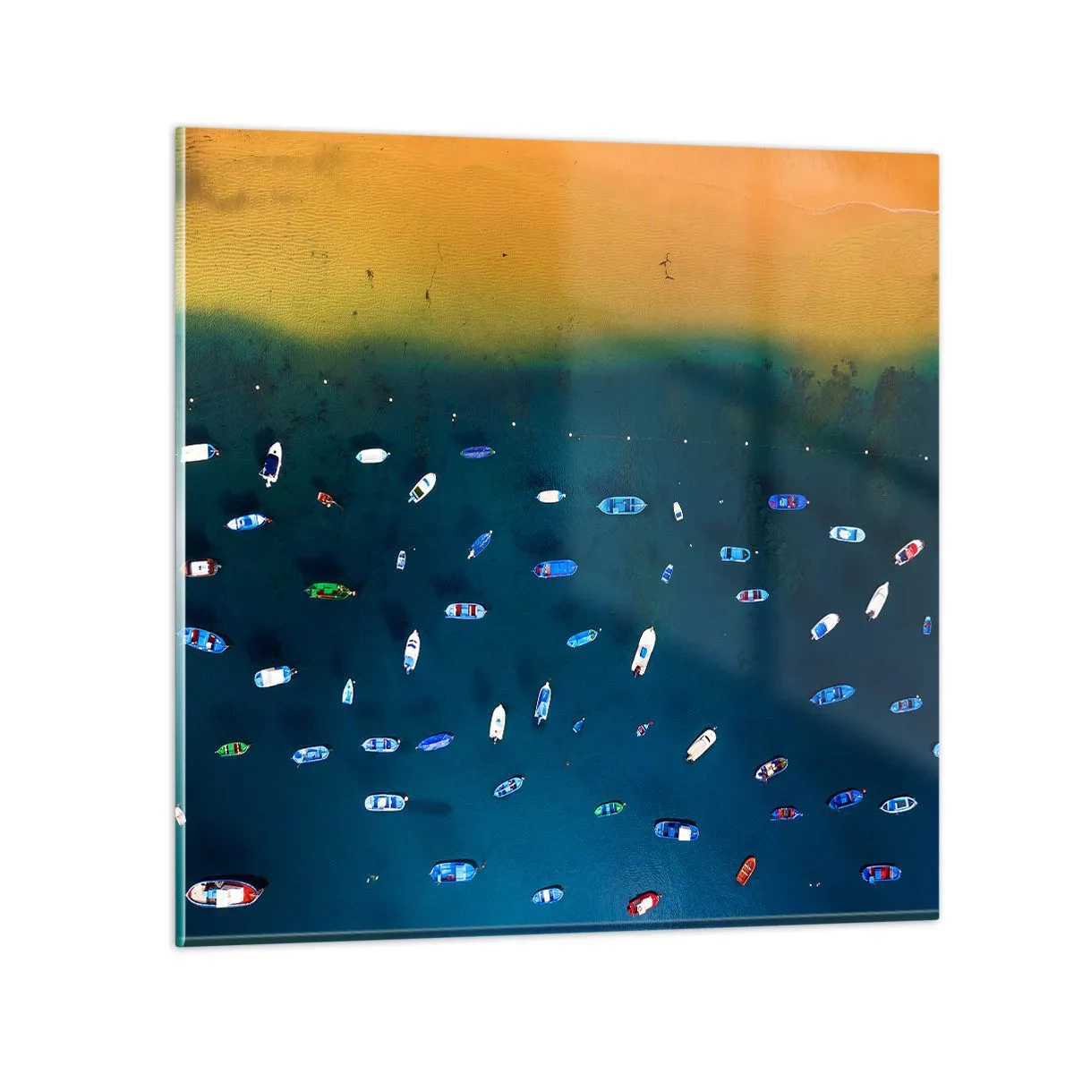 Obraz na szkle - Wakacyjna gra - 60x60 cm
