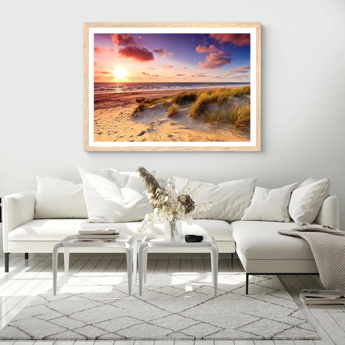 Plakat w ramie jasny dąb - Już latem pachnie powietrze - 100x70 cm