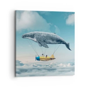 Obraz na płótnie - Dlaczego nie? - 70x70 cm