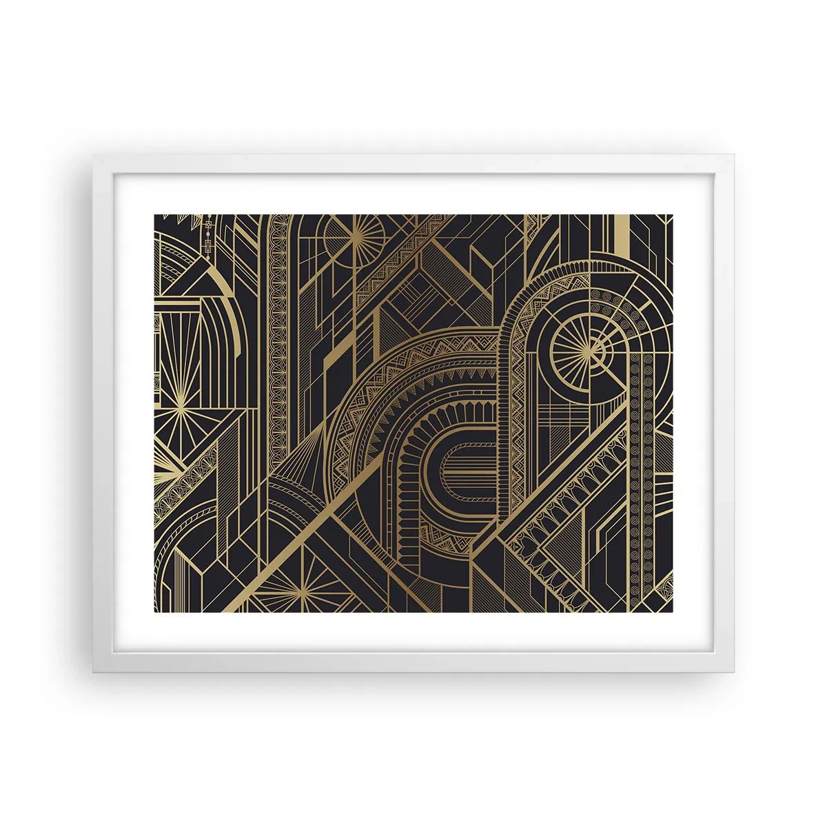 Plakat w białej ramie - Koncepty, idee, plany - 50x40 cm