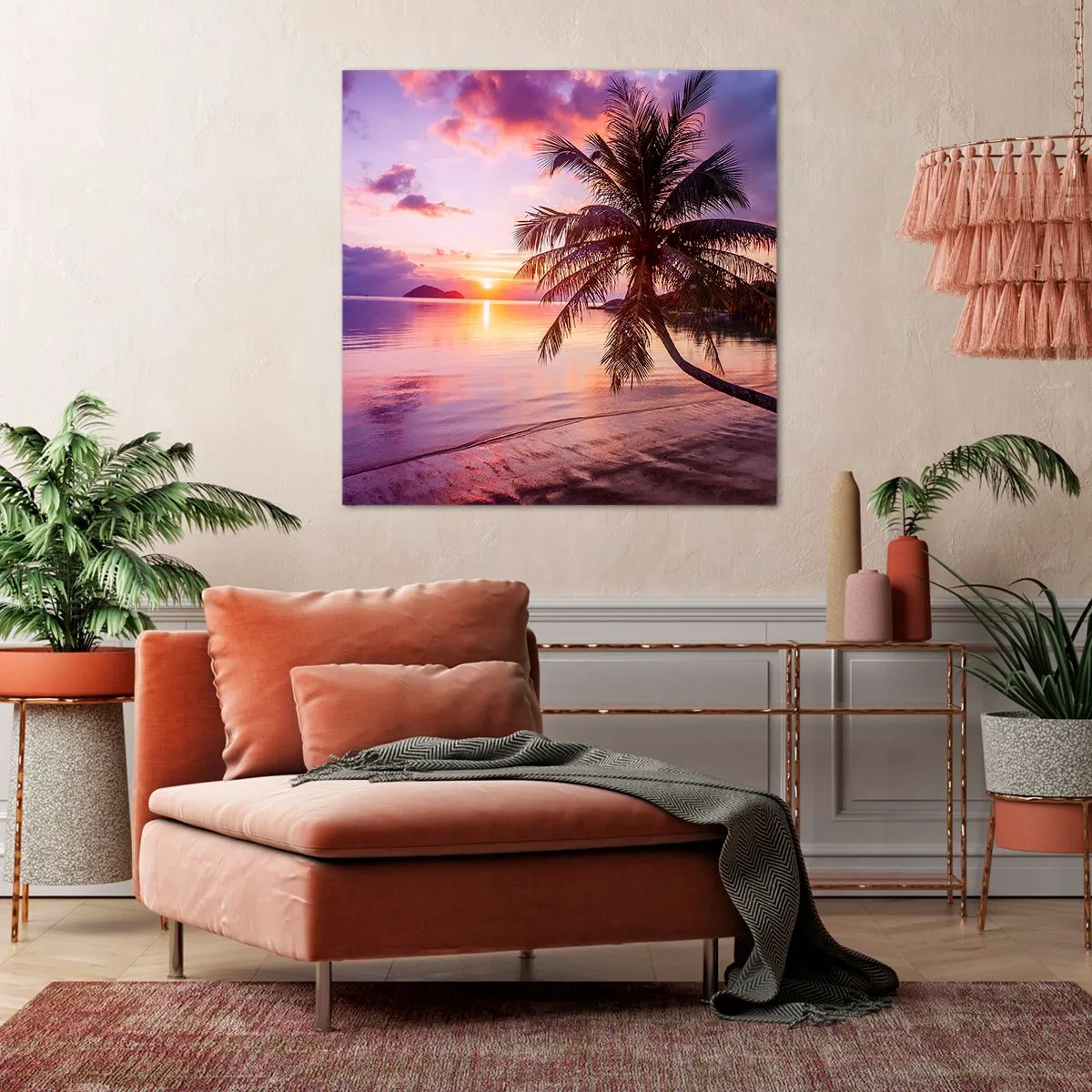 Obraz na płótnie - Błogość aż po horyzont - 60x60 cm