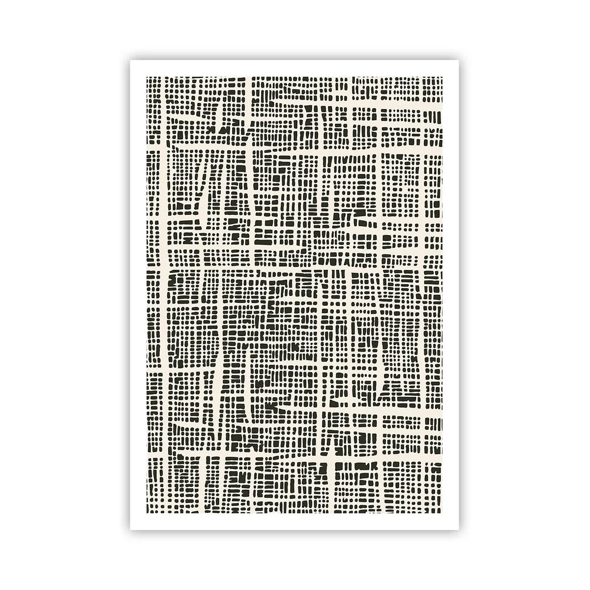 Plakat - Kompozycja utkana - 70x100 cm