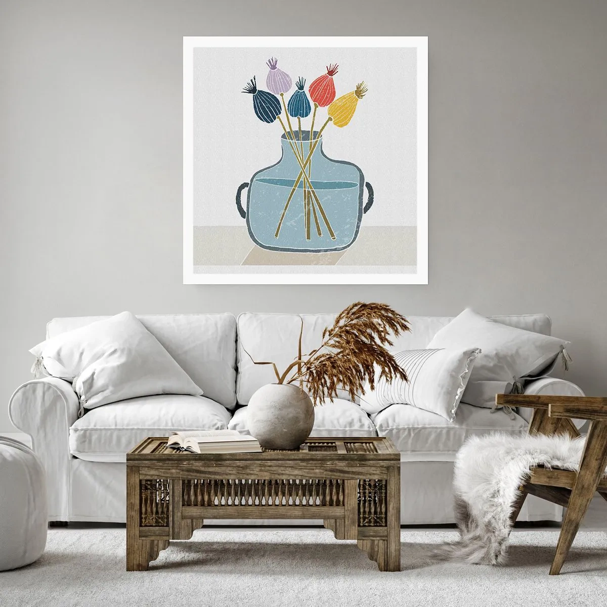 Plakat - Jak makiem zasiał - 60x60 cm