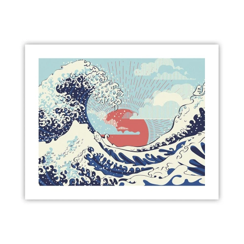 Plakat - Z japońskich inspiracji - 50x40 cm