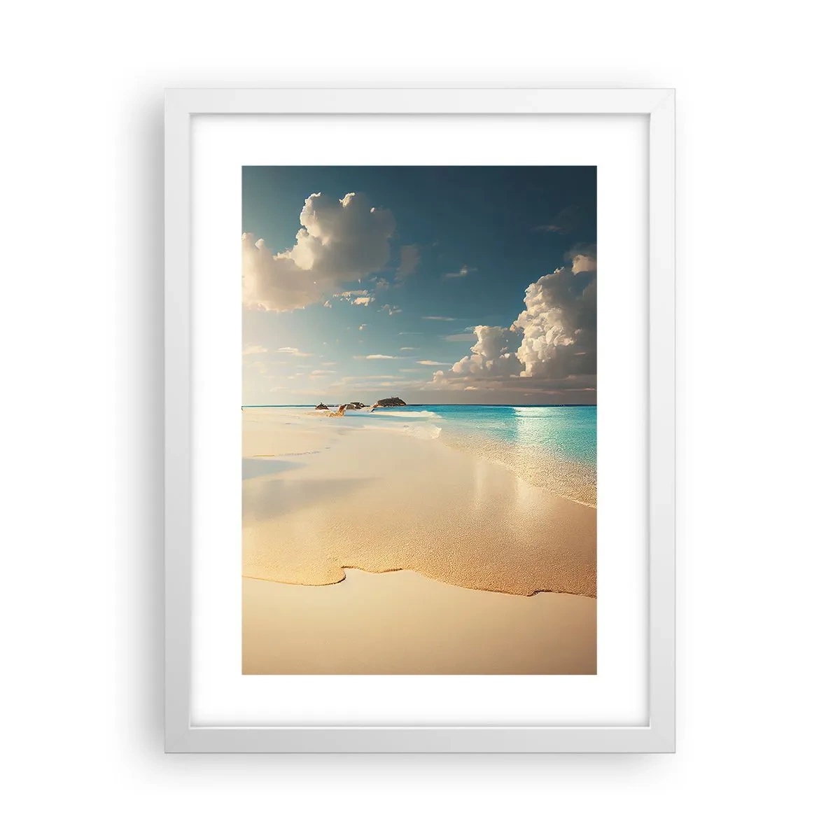 Plakat w białej ramie - Wymarzony dzień - 30x40 cm
