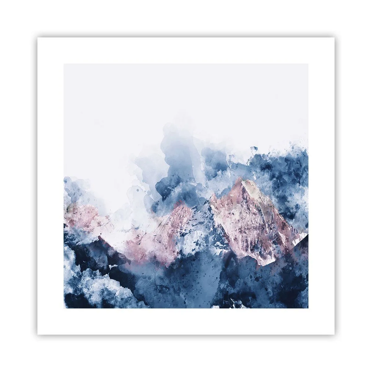 Plakat - To są szczyty! - 40x40 cm