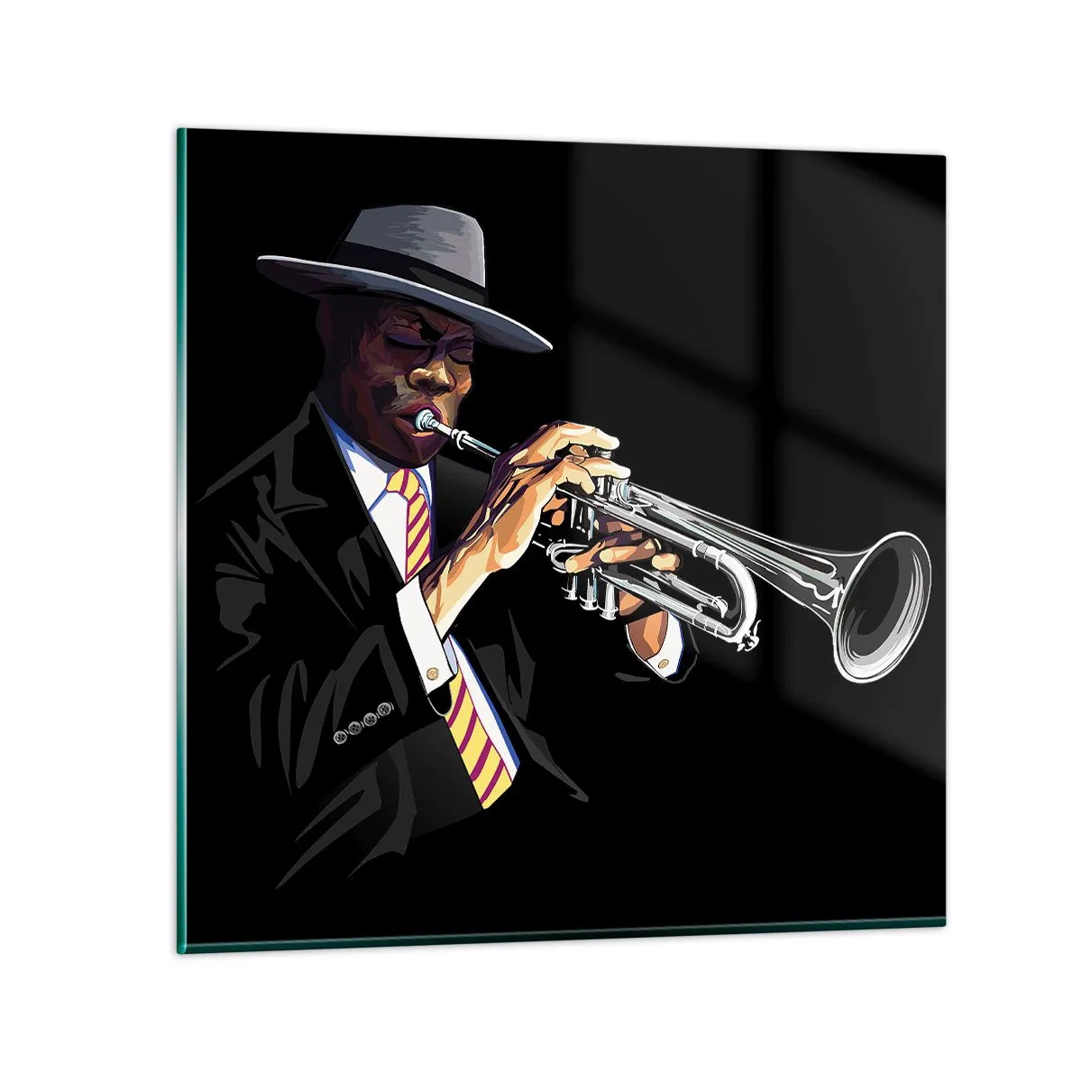 Obraz na szkle - Czar starej szkoły - 40x40 cm