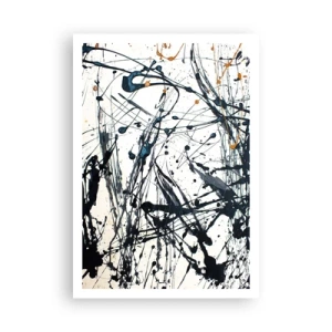 Plakat - Abstrakcja ekspresjonistyczna - 70x100 cm