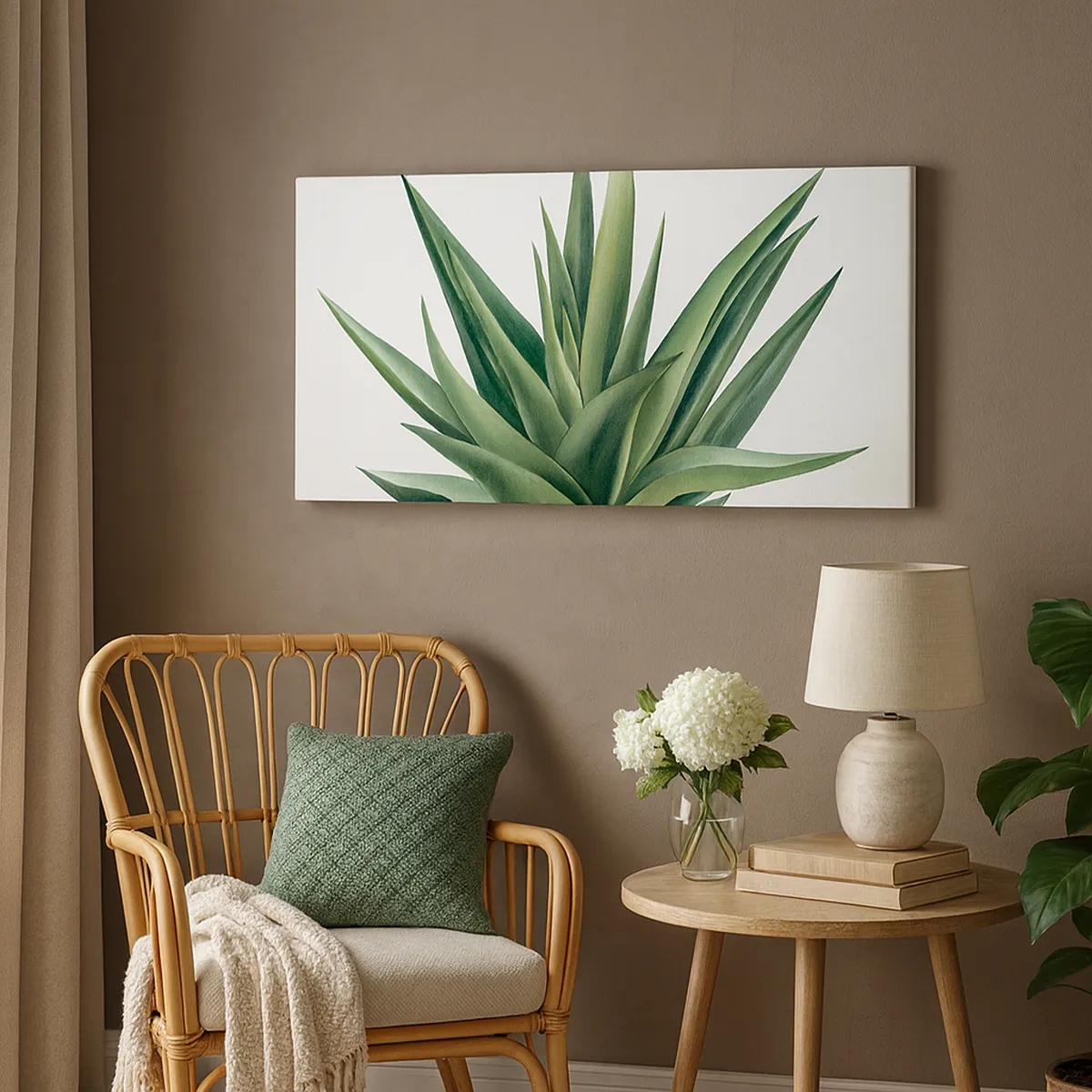 Obraz na płótnie - Zieleń – siła – życie - 30x30 cm