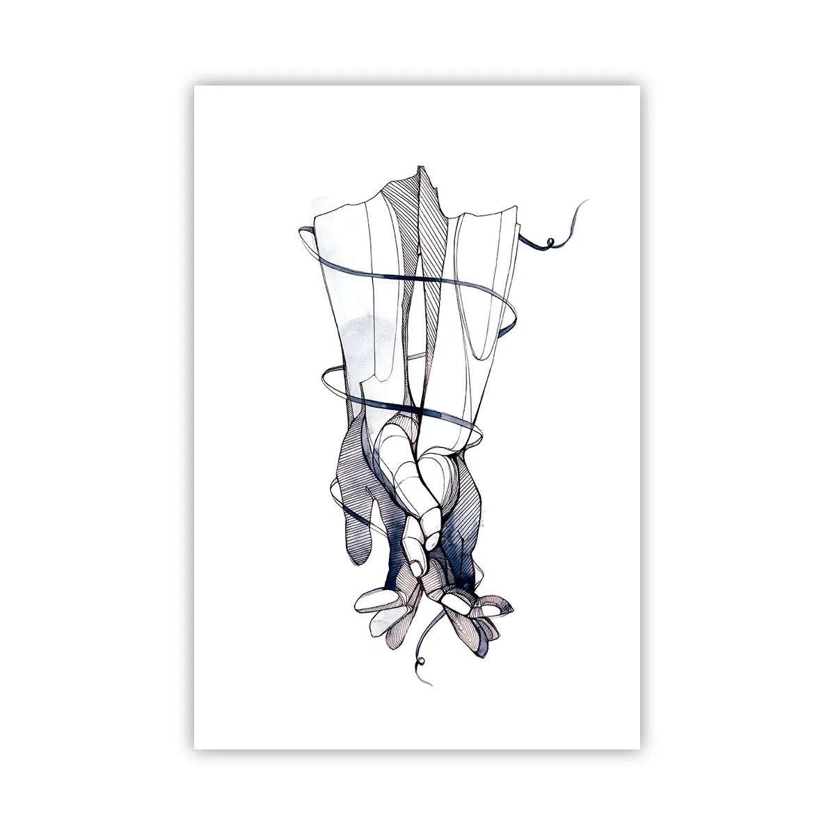 Plakat - Studium dotyku - 61x91 cm