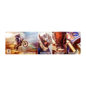 Fototapeta Próbka Standard Eco - Motocyklowy zawrót głowy - Motocross, Sport, Motocyklista - 100x30 cm