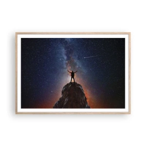 Plakat w ramie jasny dąb - Moc jest ze mną! - 100x70 cm