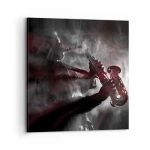 Obraz na płótnie - W oparach jazzu - 70x70 cm