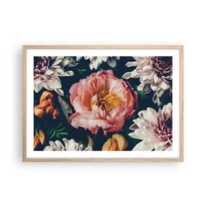 Plakat w ramie jasny dąb - Z barokowym przepychem - 70x50 cm