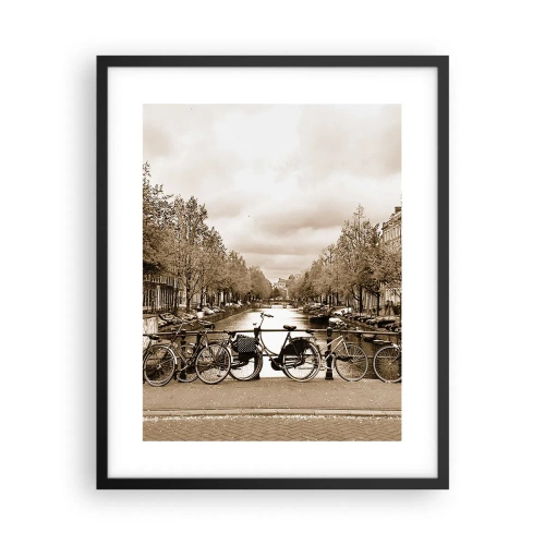Plakat w czarnej ramie - Holenderskie klimaty - 40x50 cm