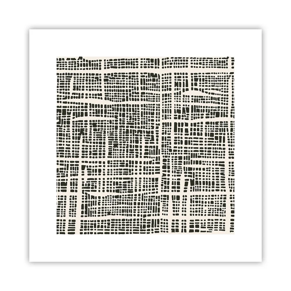 Plakat - Kompozycja utkana - 30x30 cm