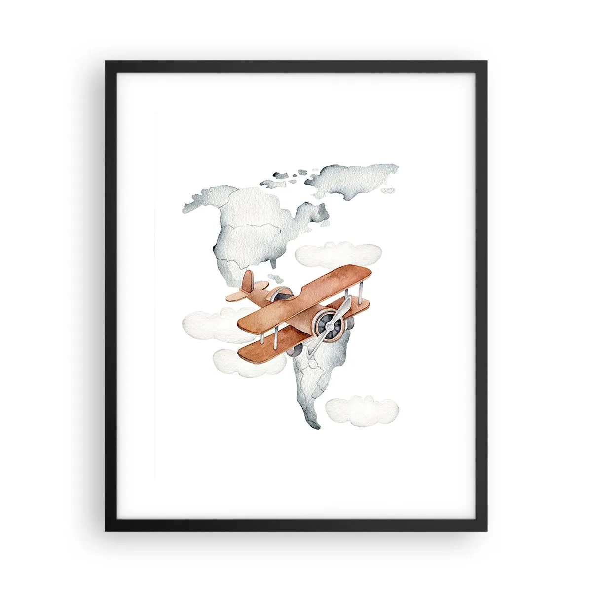 Plakat w czarnej ramie - W pionierskim duchu - 40x50 cm