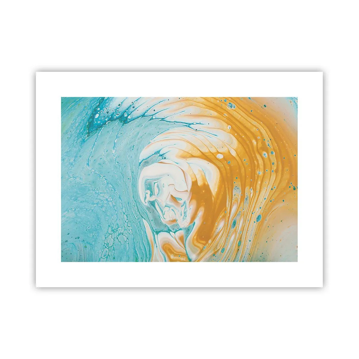 Plakat - Pastelowy wir - 40x30 cm