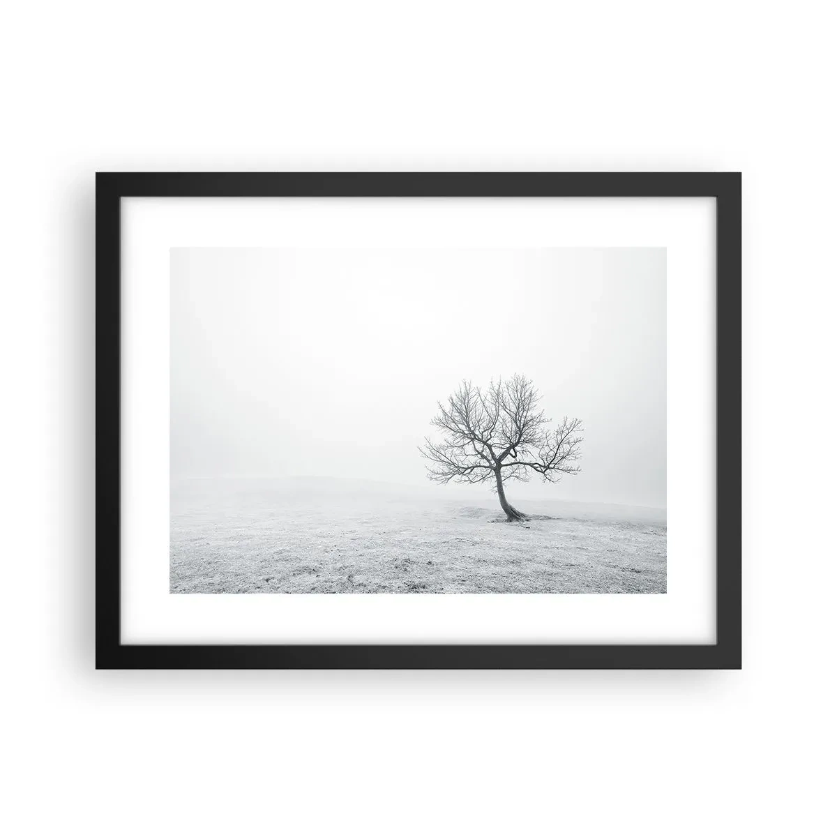 Plakat w czarnej ramie - Przeciw nicości - 40x30 cm