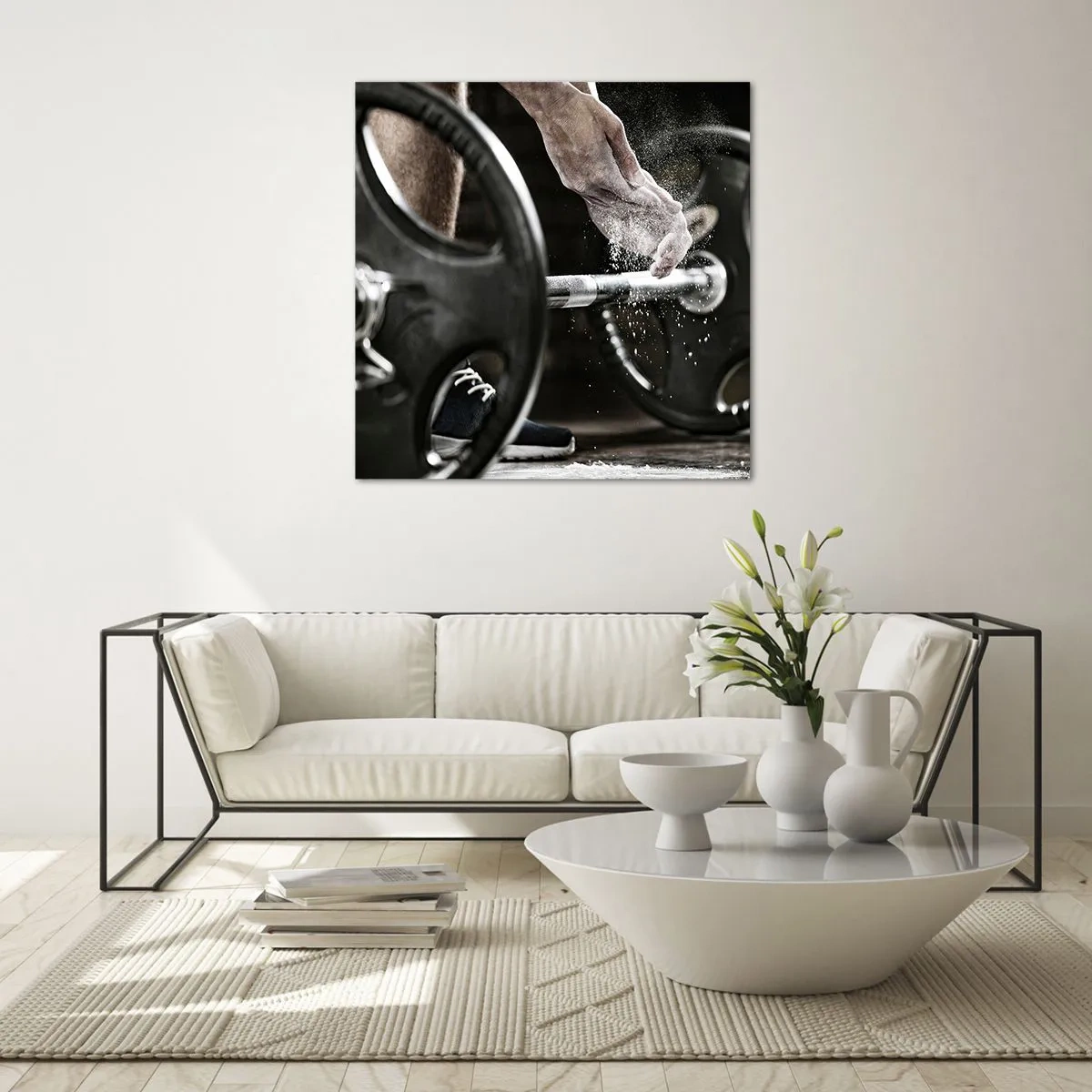 Obraz na szkle - Wyzwanie podjęte! - 70x70 cm