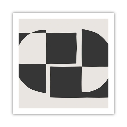 Plakat - Antyteza – synteza - 60x60 cm