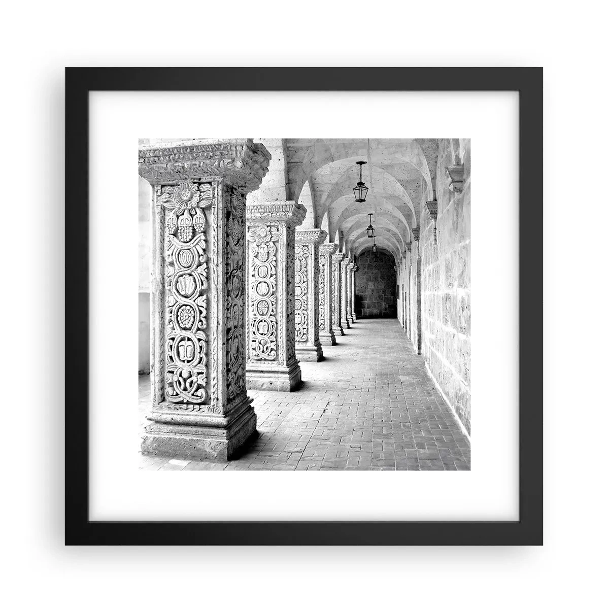 Plakat w czarnej ramie - A dokąd to…? - 30x30 cm