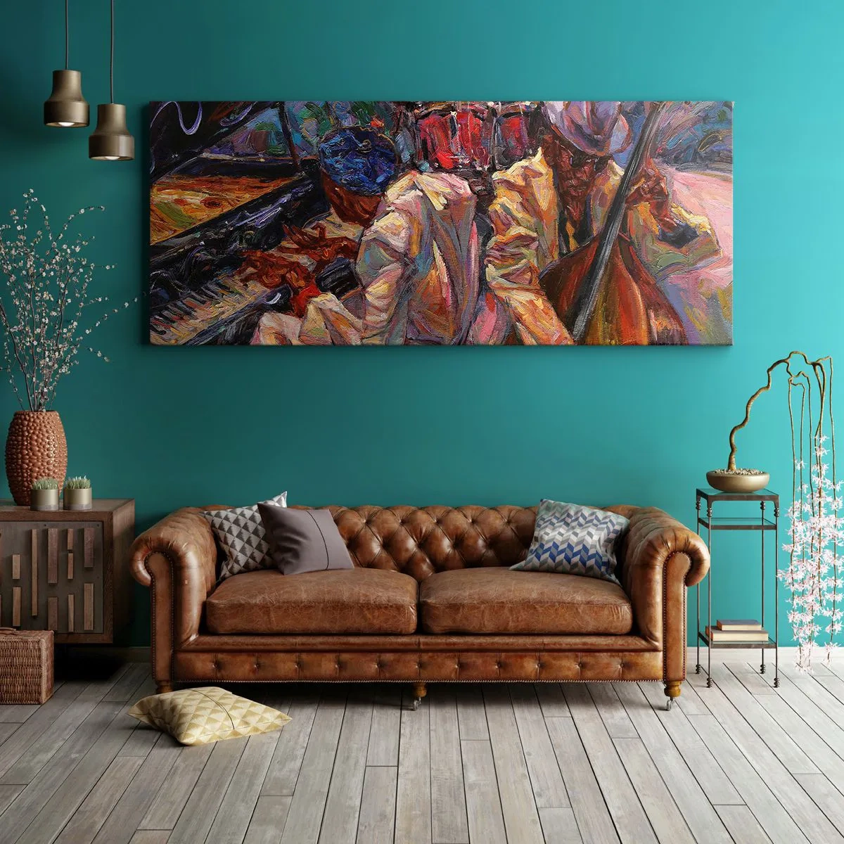 Obraz na płótnie - W jednym rytmie - 100x40 cm