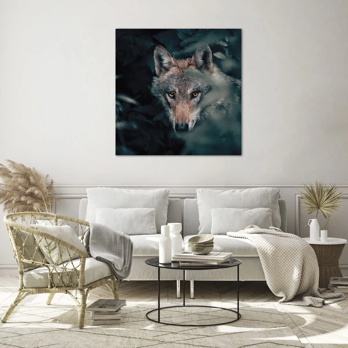 Obraz na szkle - Łowca - 50x50 cm