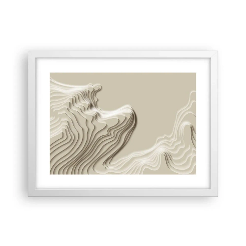 Plakat w białej ramie - Topografia sztuki - 40x30 cm