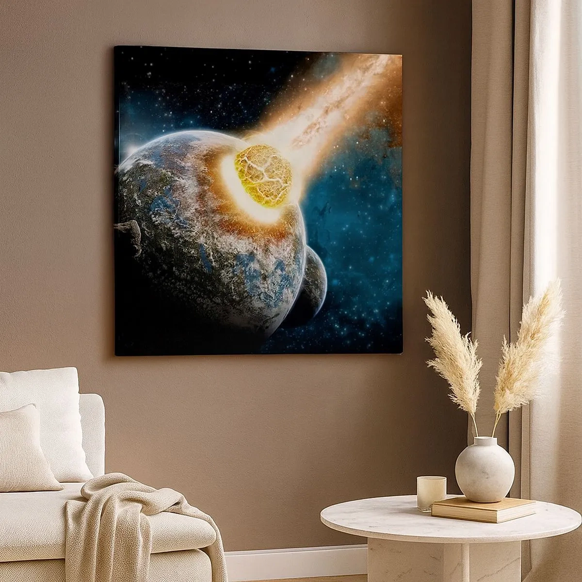 Obraz na płótnie - Zagłada czy narodziny? - 30x30 cm