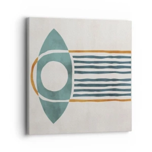 Obraz na płótnie - Znaki i rytuały - 40x40 cm