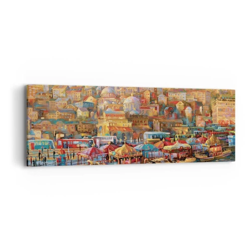 Obraz na płótnie - Stambulska opowieść - 90x30 cm