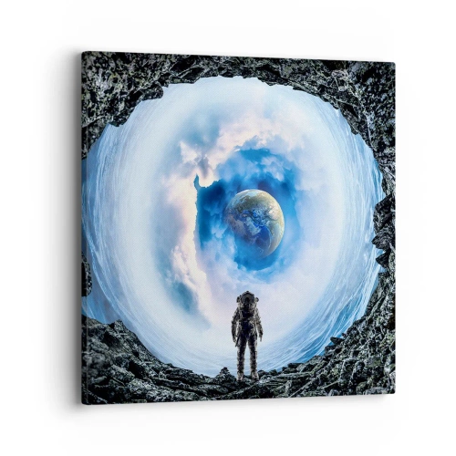 Obraz na płótnie - Już niedaleko do domu - 40x40 cm