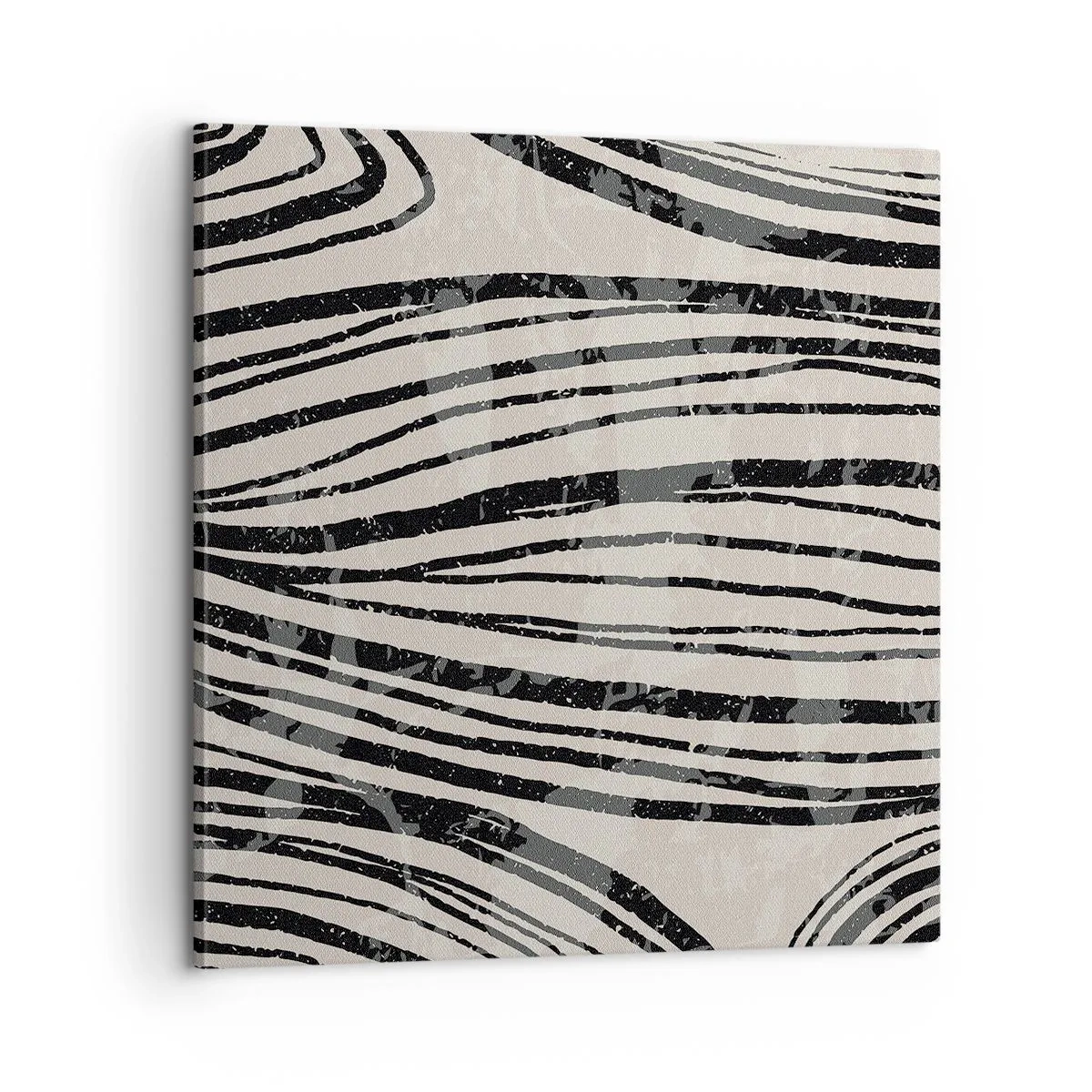 Obraz na płótnie - Rozlewisko linii - 60x60 cm