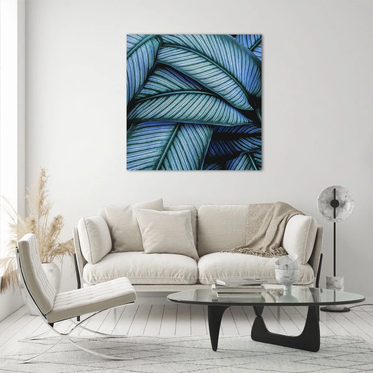 Obraz na szkle - Linie życia - 60x60 cm