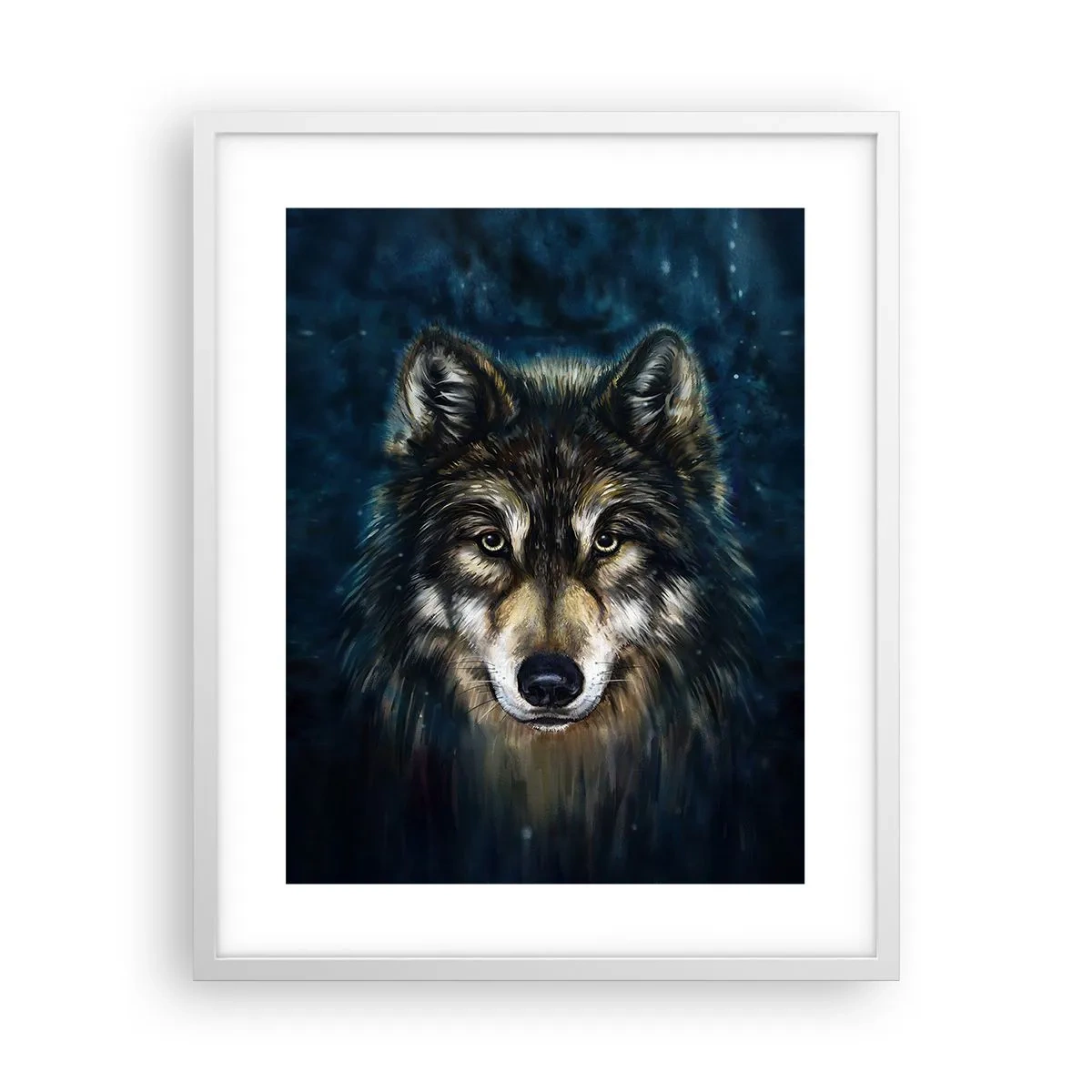 Plakat w białej ramie - Alfa? I omega - 40x50 cm