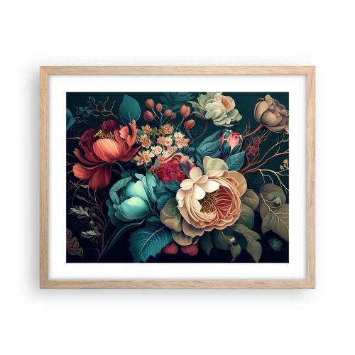 Plakat w ramie jasny dąb - XIX-wieczny czar - 50x40 cm